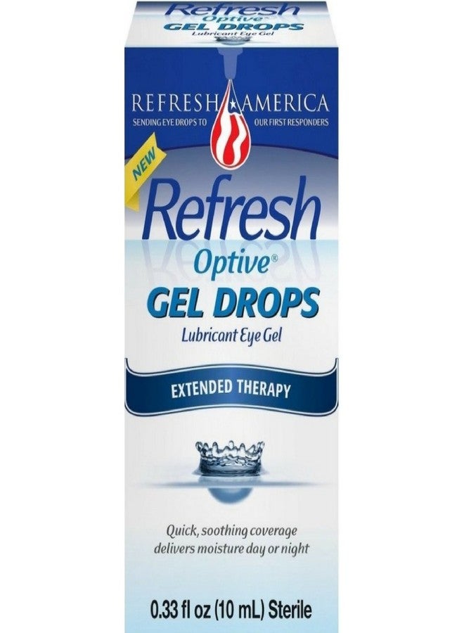 REFRESH Optive Gel Drops Lubricant Eye Gel 0.33 oz (Pack of 4) - Image 1